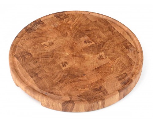 Доска профессиональная круглая дуб 40*40*4 см GRILLI 77009810