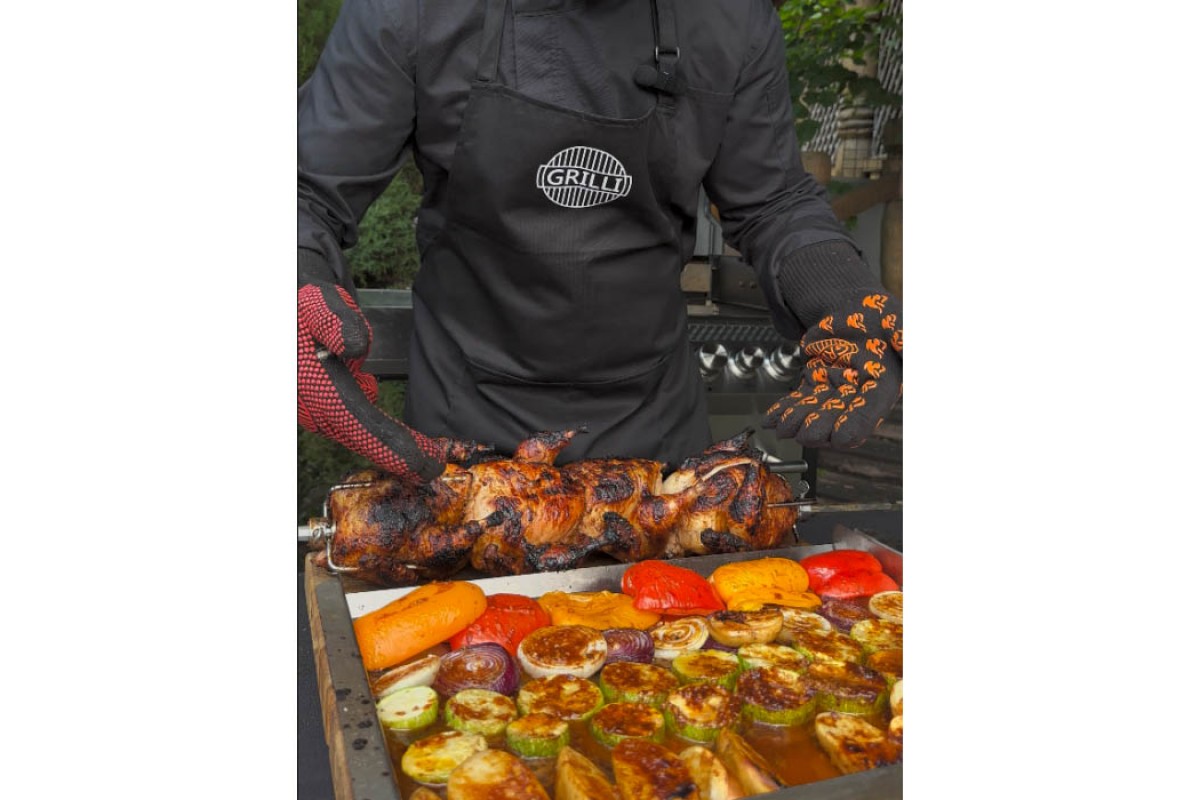 Терморукавичка для гриля BBQ GRILLI Orange 888845