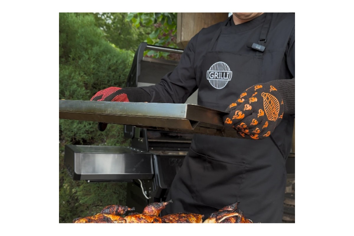 Терморукавичка для гриля BBQ GRILLI Orange 888845