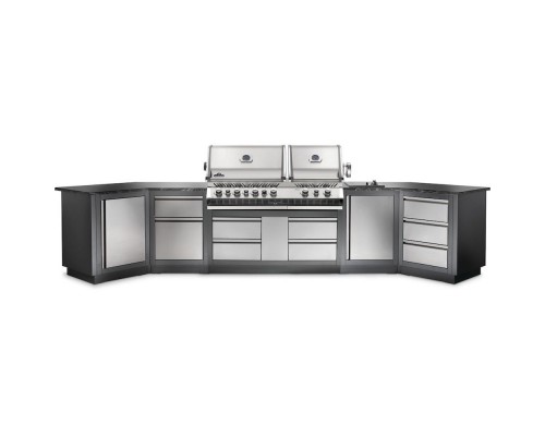 Летняя кухня Napoleon Oasis 400 с газовым грилем Prestige PRO-825 OASIS-400-BIPRO-825