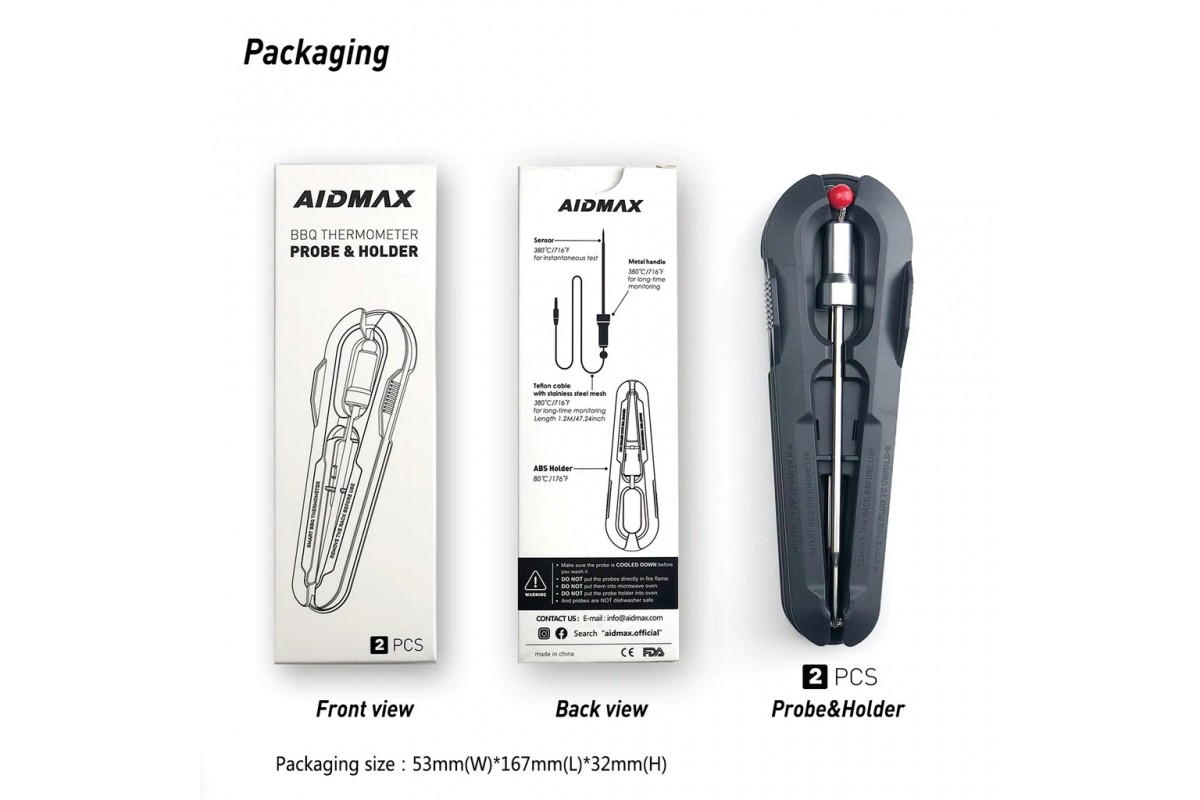 Щуп для Bluetooth термометра Aidmax 2 шт 555502