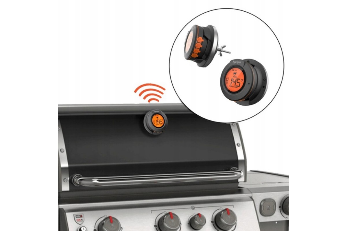 Цифровой Bluetooth термометр в крышку гриля с 2-мя щупами GRILLI 555501