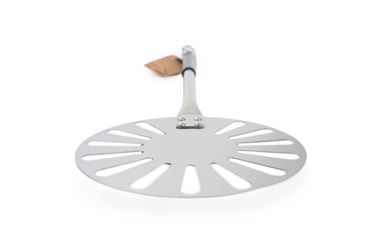 Лопатка для пиццы SANTOS, 73 х 23 см, круглая, из нержавеющей стали 960476