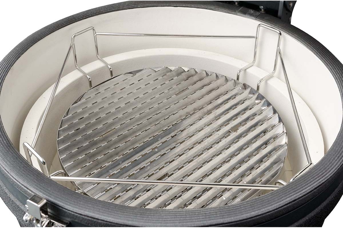 Керамический угольный гриль Kamado L 5 в 1 с системой BBQ Block Fire GRILLI 749777