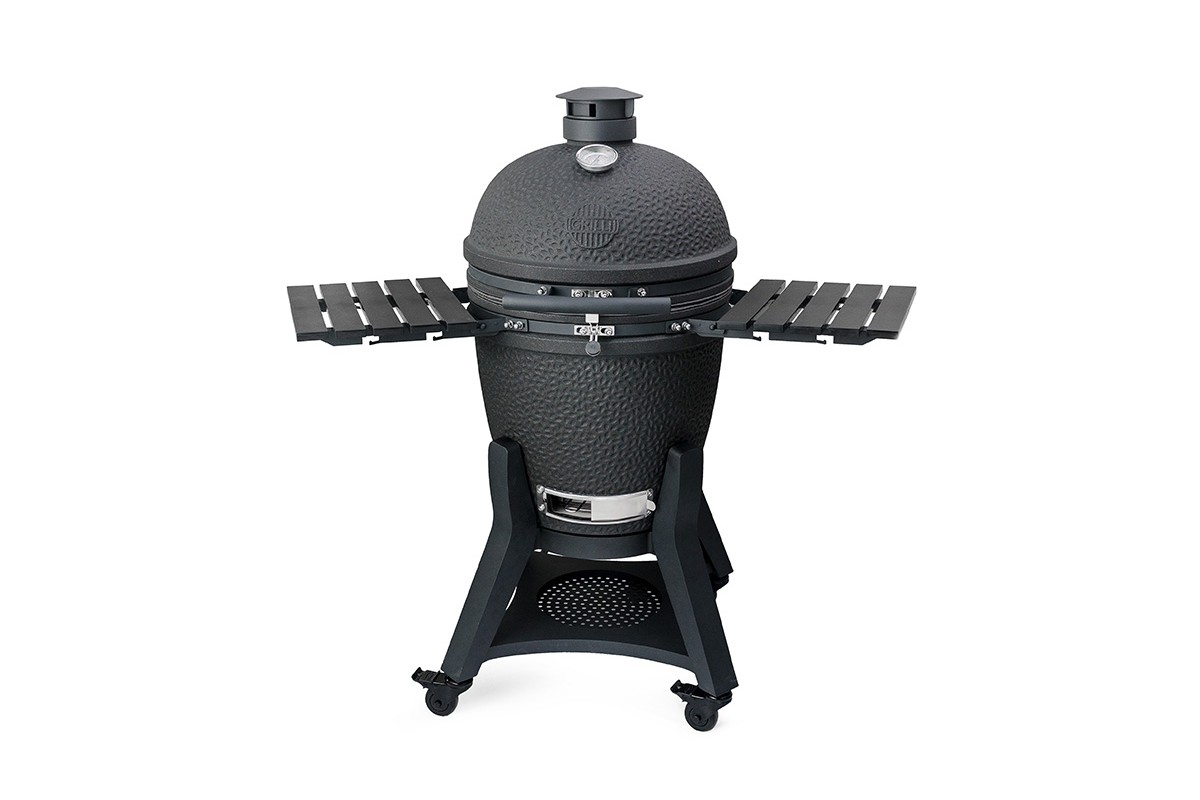 Керамический угольный гриль Kamado L 5 в 1 с системой BBQ Block Fire GRILLI 749777