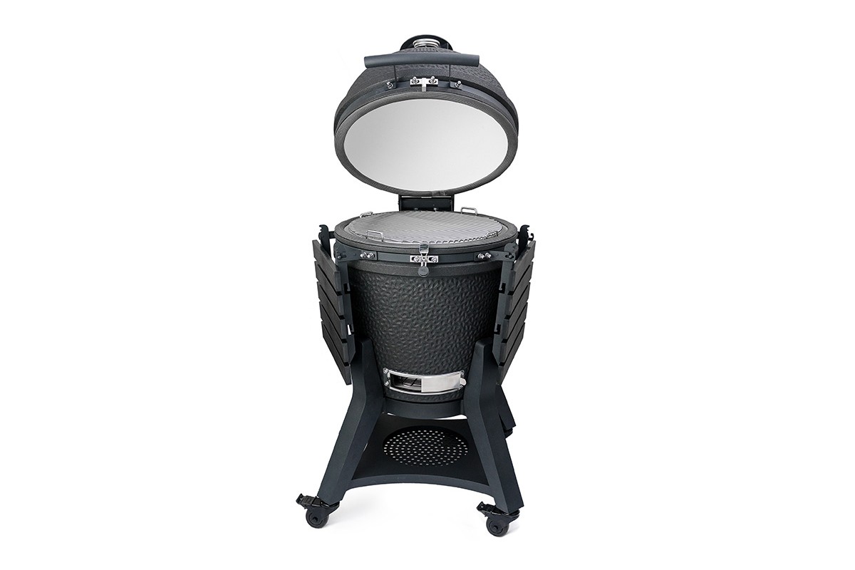Керамический угольный гриль Kamado L 5 в 1 с системой BBQ Block Fire GRILLI 749777