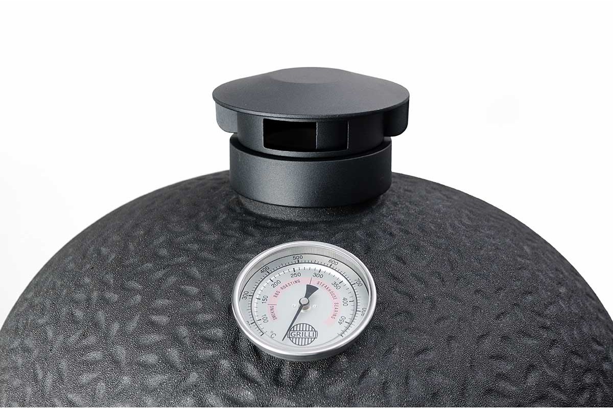 Керамический угольный гриль Kamado L 5 в 1 с системой BBQ Block Fire GRILLI 749777
