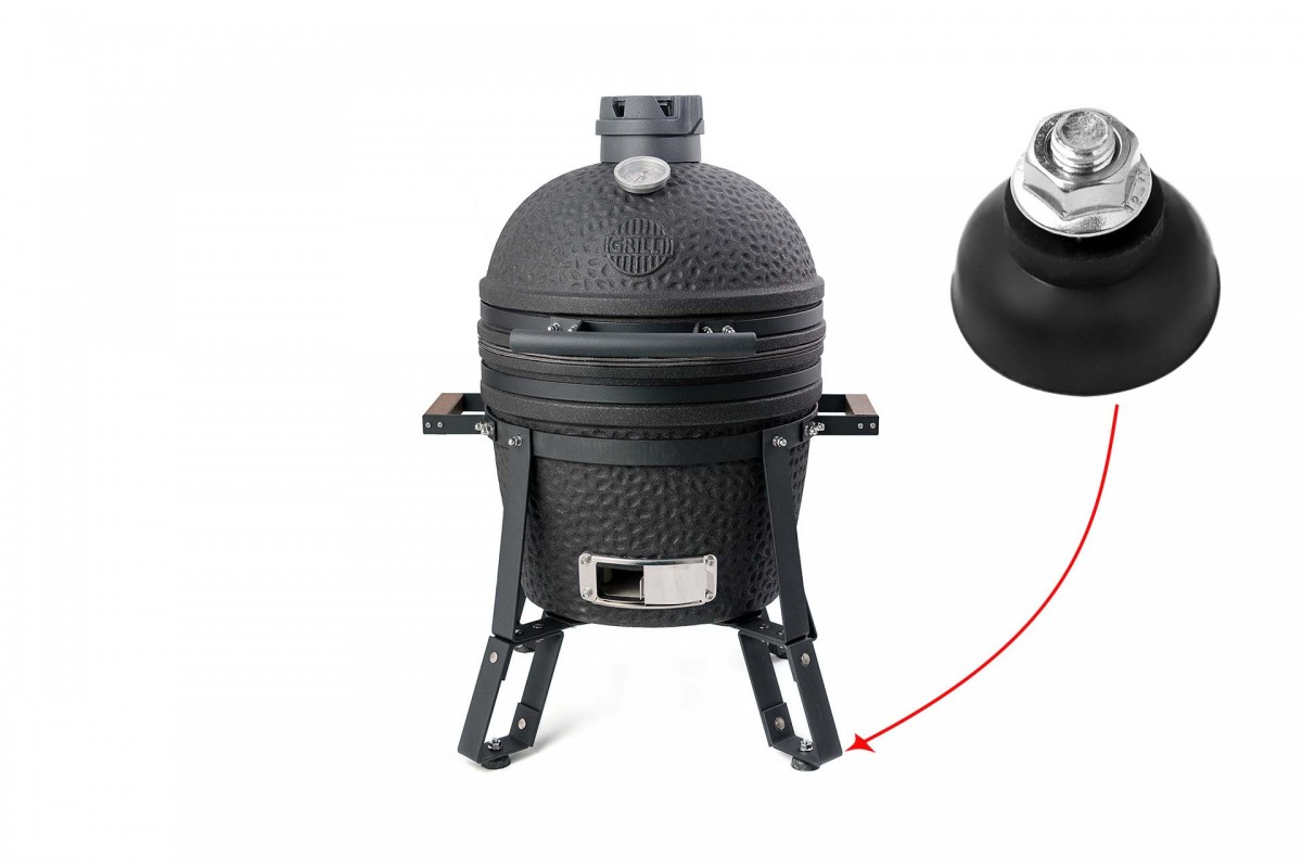 Набор резиновых накладок подставки для керамического угольного гриля GRILLI Kamado S 701015