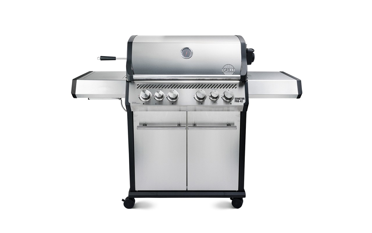 Газовый гриль Senator Pro-42 с системой BBQ Block Fire GRILLI 700477