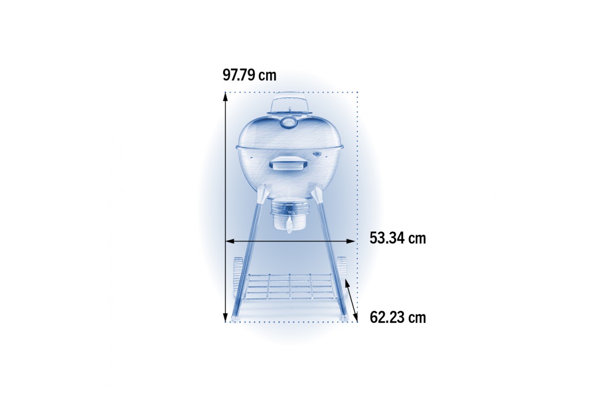 Вугільний гриль 47 см Napoleon Premium Kettle, NK18K-LEG-3