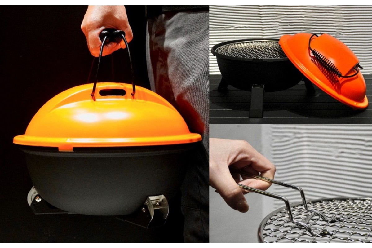 Портативный угольний гриль O-GRILL O-Burger Ø30cm 888200