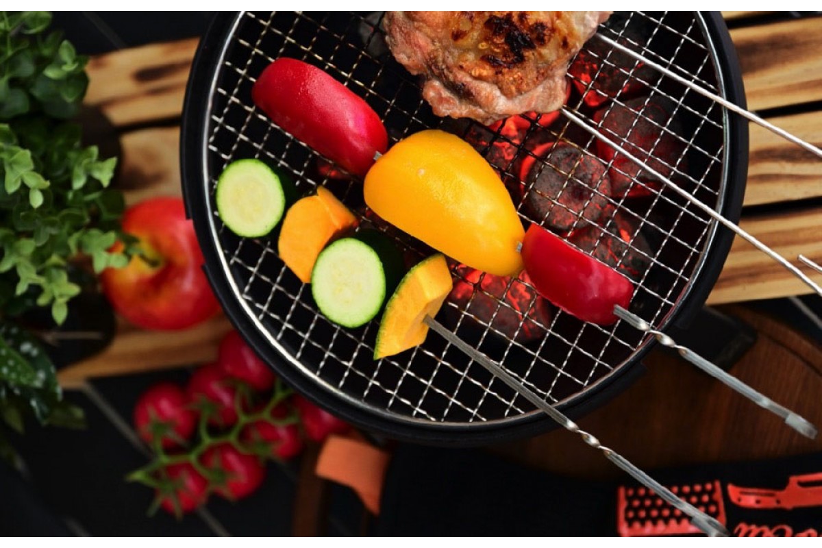 Портативный угольний гриль O-GRILL O-Burger Ø30cm 888200