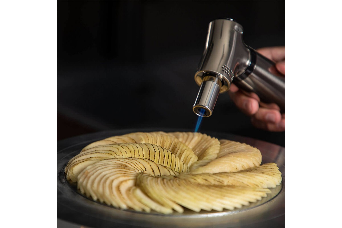 Профессиональная газовая горелка O-GRILL GJ ONE Gun Metal серый металлик 888212