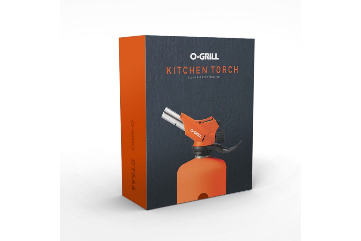 Газовая горелка O-GRILL Premium GT 666 Kitchen оранжевая 888216