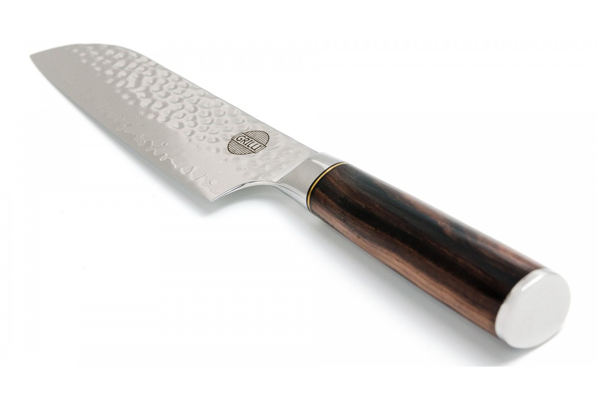Професійний ніж із дамаської сталі Santoku 18 см GRILLI 88871