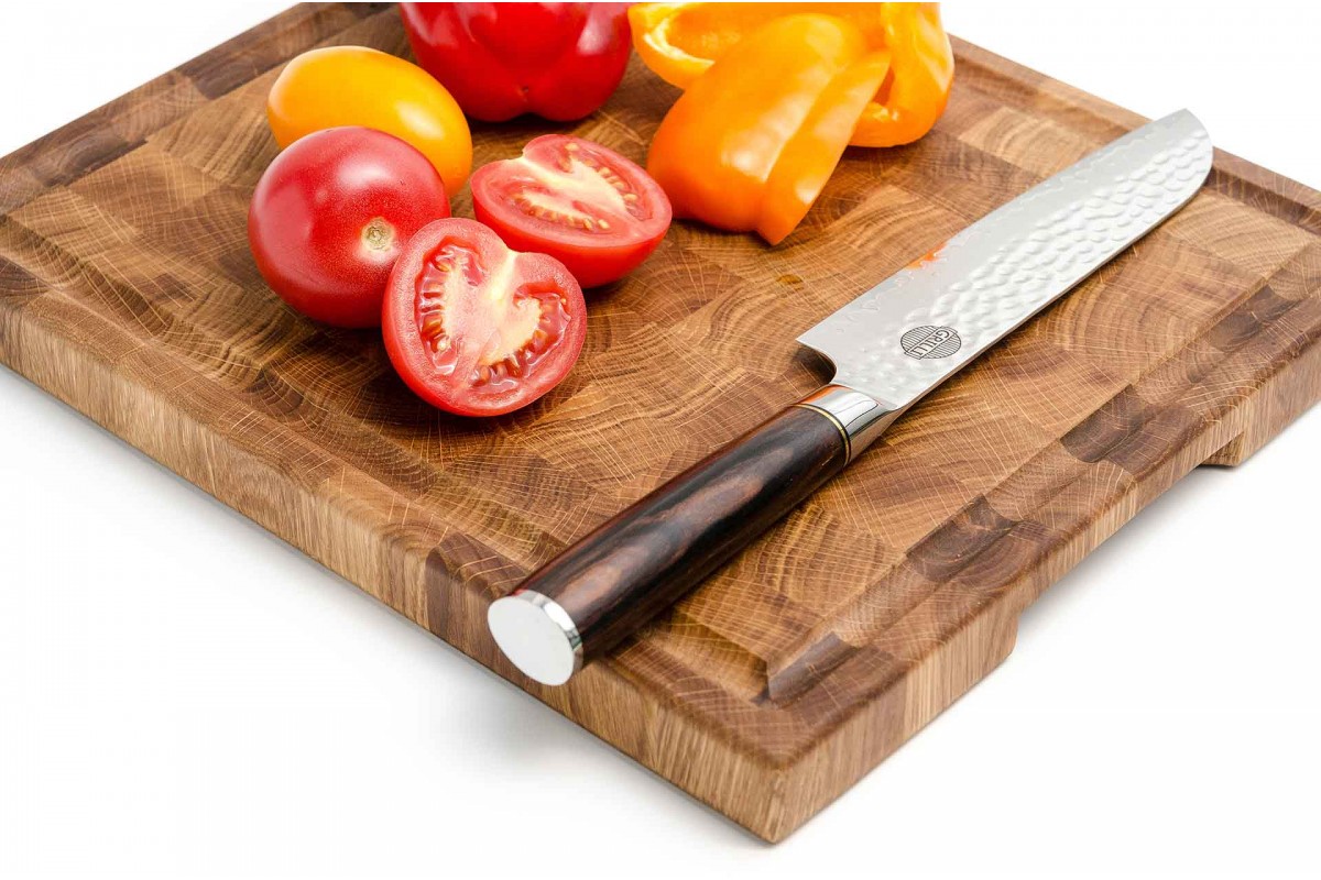 Професійний ніж із дамаської сталі Santoku 18 см GRILLI 88871