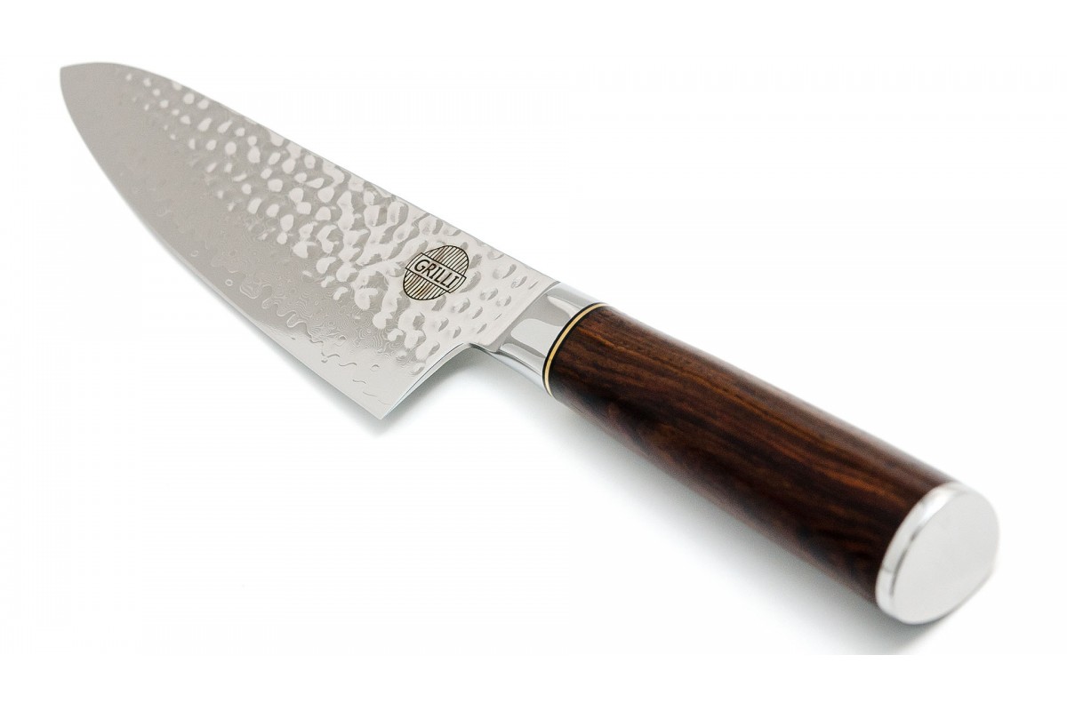 Профессиональный нож шеф повара из дамасской стали Chefs Knife 20,5 см GRILLI 88815