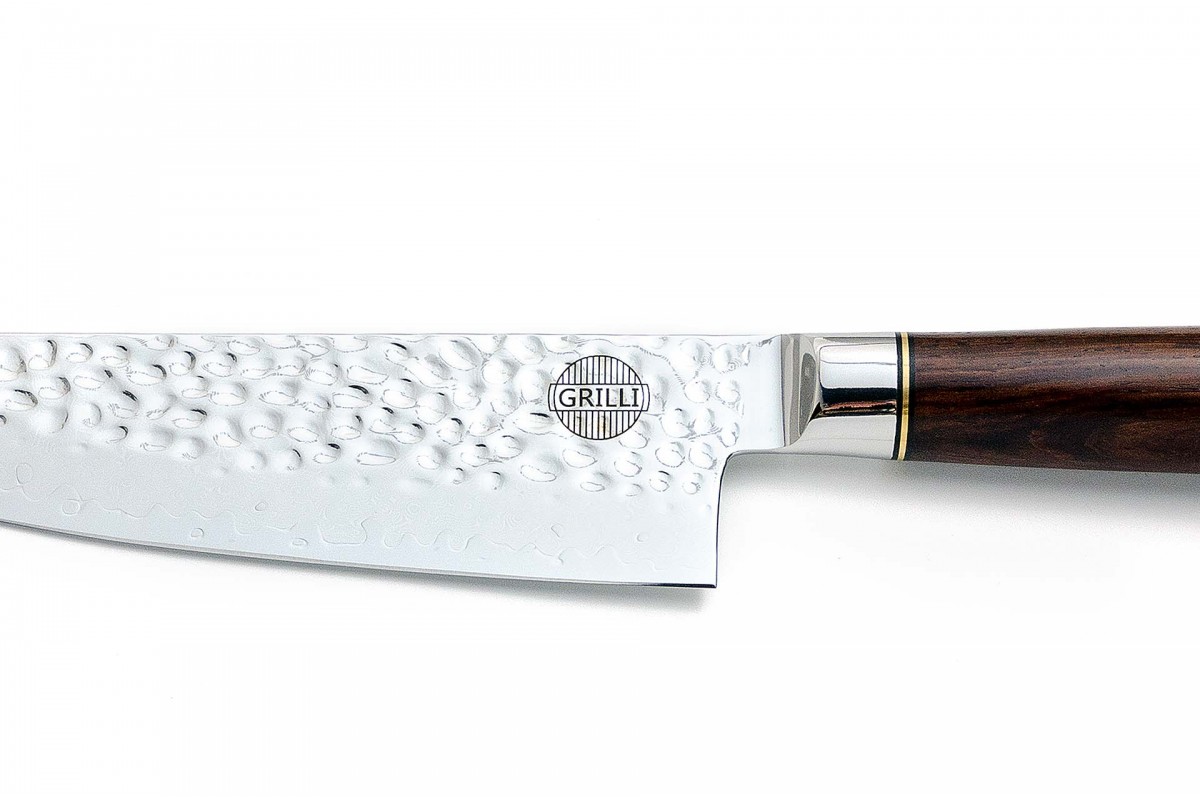 Профессиональный нож шеф повара из дамасской стали Chefs Knife 20,5 см GRILLI 88815