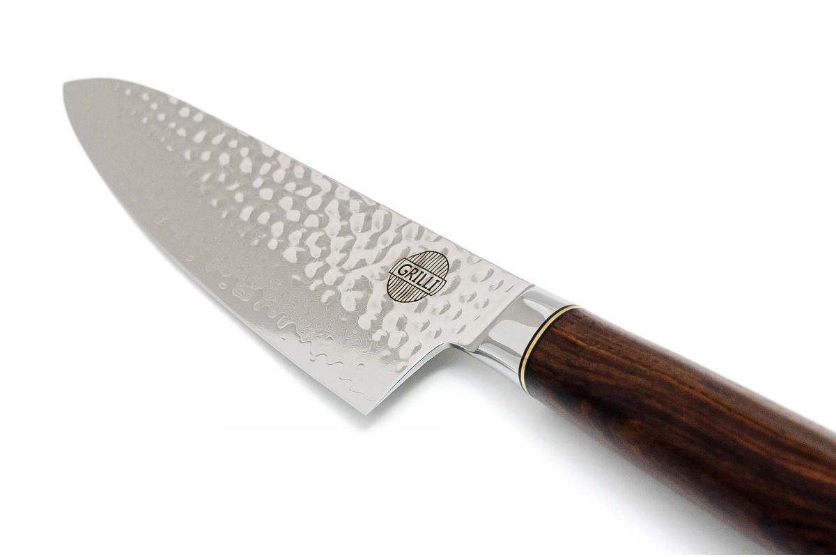Профессиональный нож шеф повара из дамасской стали Chefs Knife 20,5 см GRILLI 88815