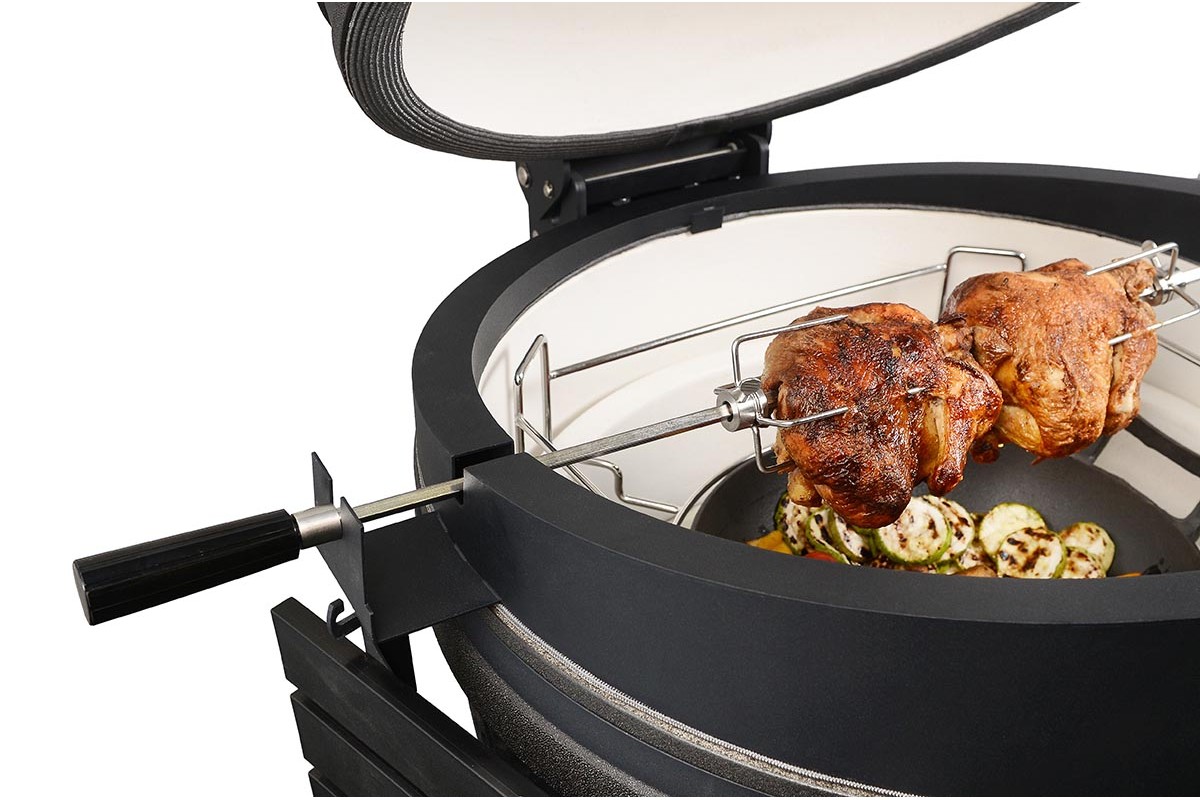 Вертел для керамического угольного гриля Kamado 5в1 XL GRILLI 777213