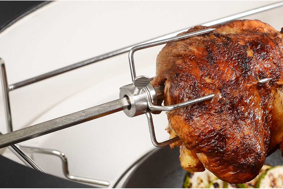 Вертел для керамического угольного гриля Kamado 5в1 XL GRILLI 777213