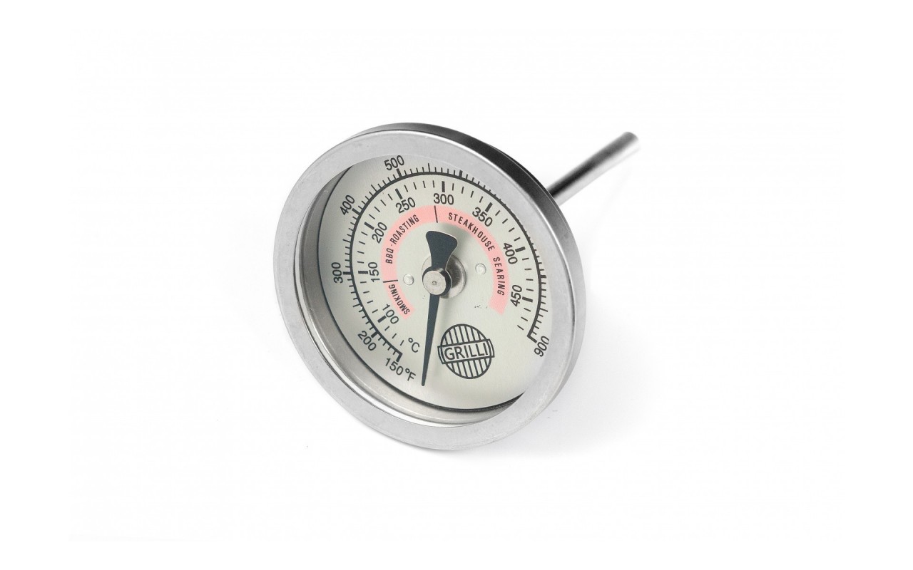 Термометр в кришку для керамічного вугільного гриля Kamado 5в1 S GRILLI 777216