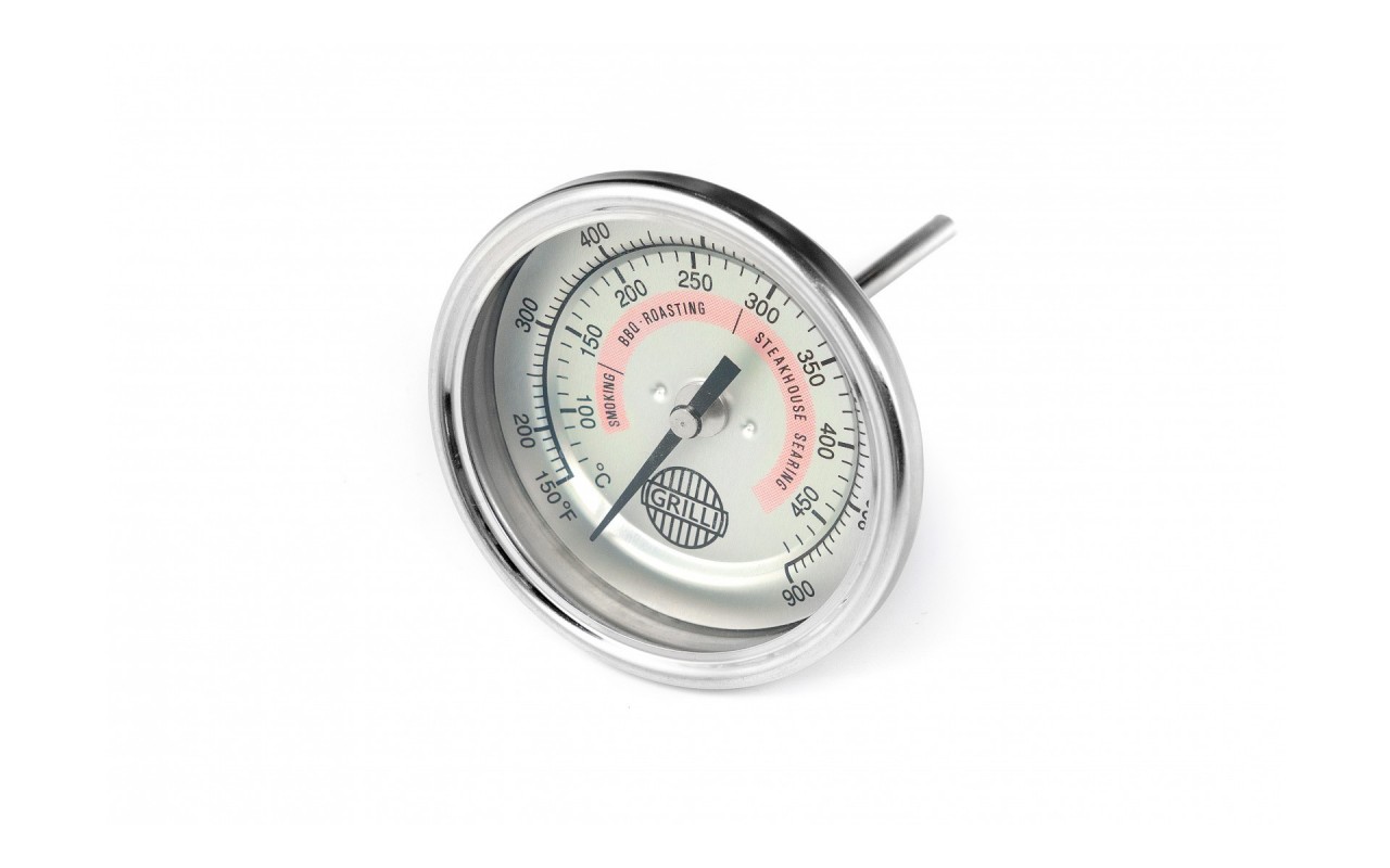 Термометр в кришку для керамічного вугільного гриля Kamado 5в1 L GRILLI 777217