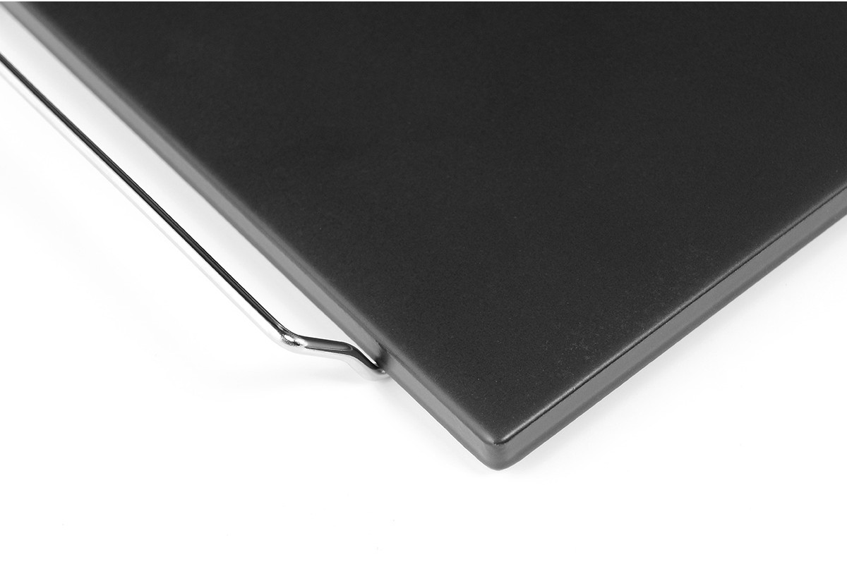 Камень для пиццы прямоугольный 38x30 см с подставкой GRILLI 300380