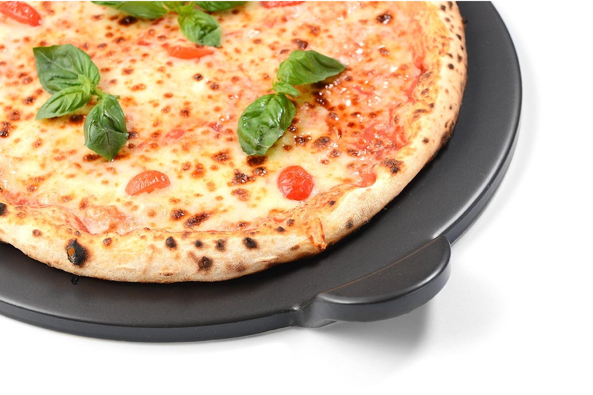 Камень для пиццы Ø38 см с ручками GRILLI 380157