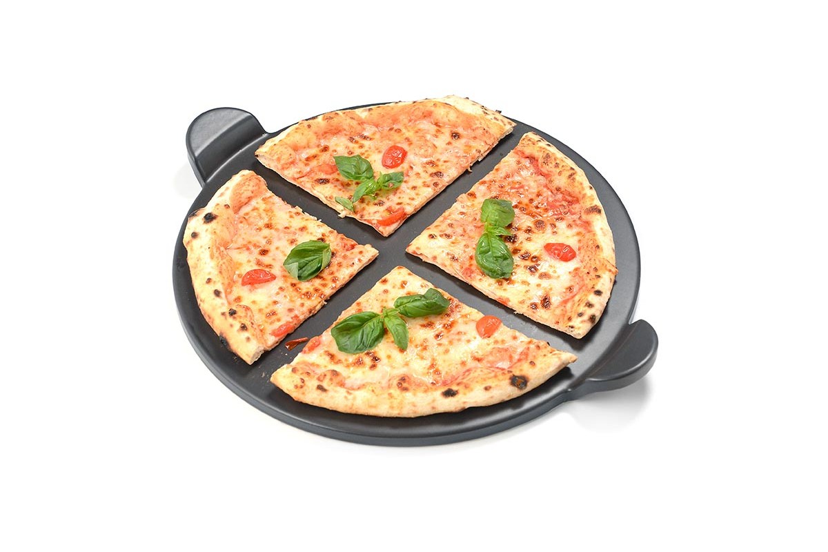 Камень для пиццы Ø38 см с ручками GRILLI 380157