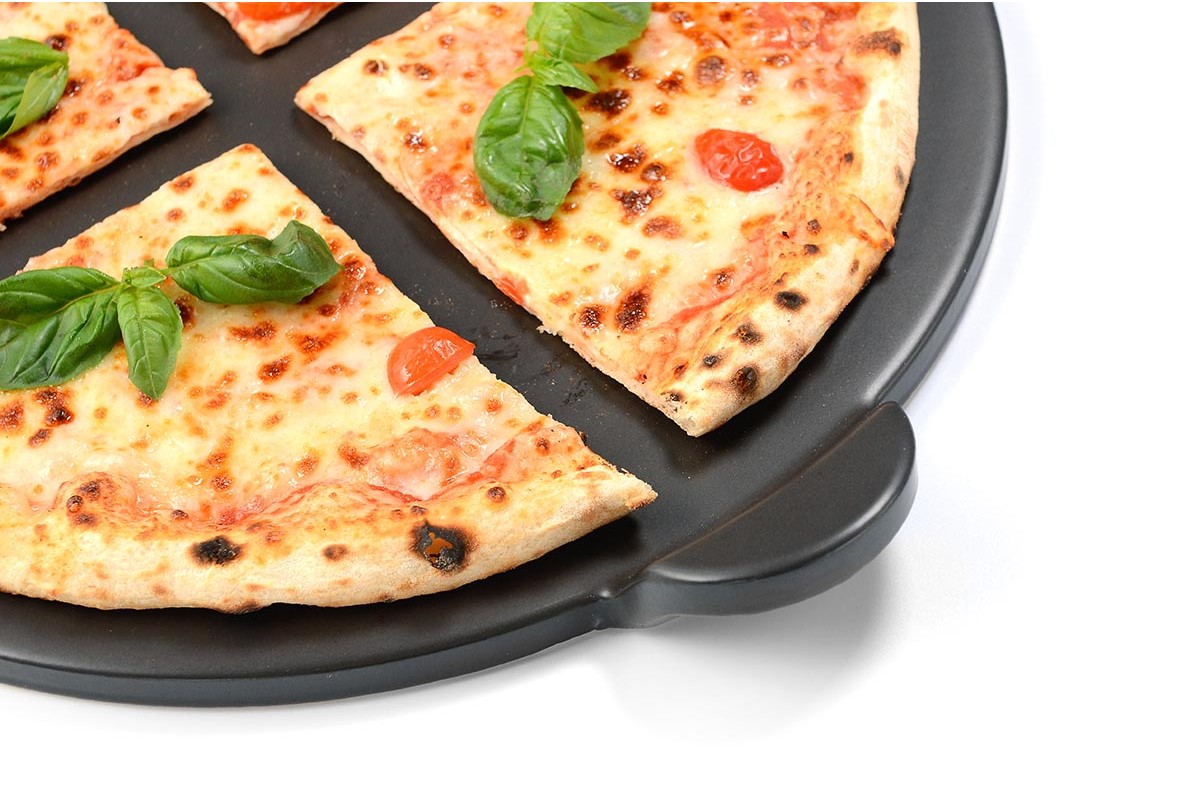 Камень для пиццы Ø38 см с ручками GRILLI 380157