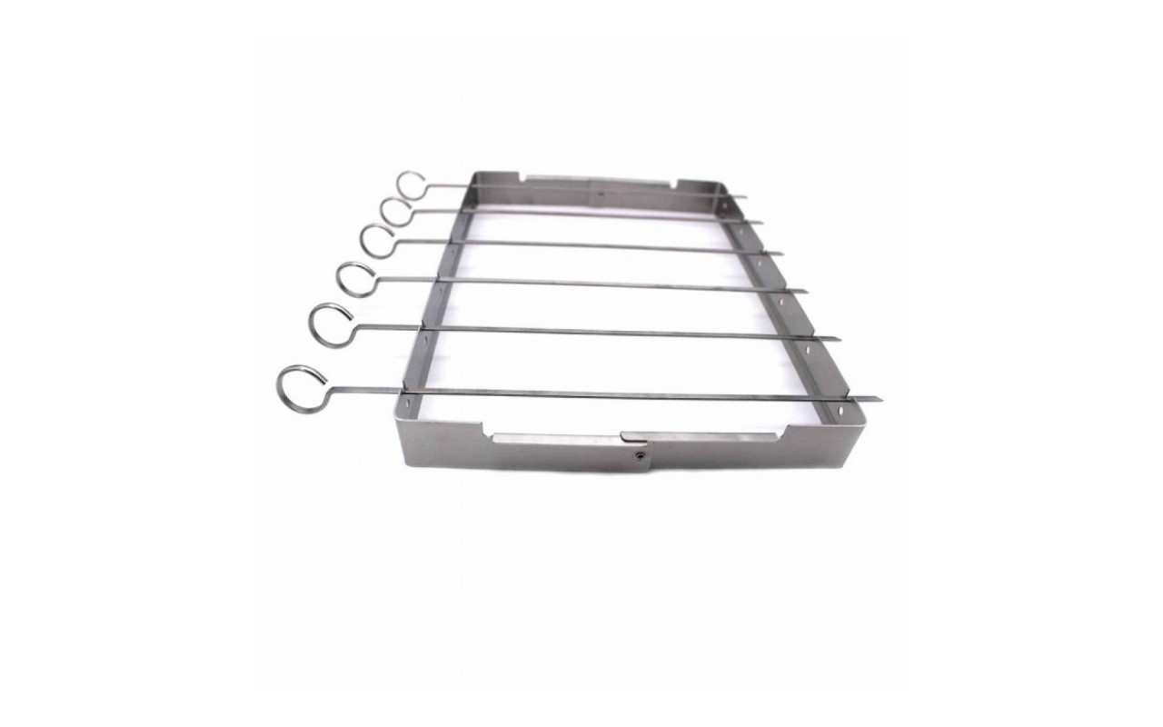 Набор шампуров с подставкой 6 шт нержавеющая сталь GRILLI 777303