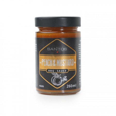 Барбекю соус SANTOS Peach & Mustard (Персик и Горчица), 260 мл, 963255