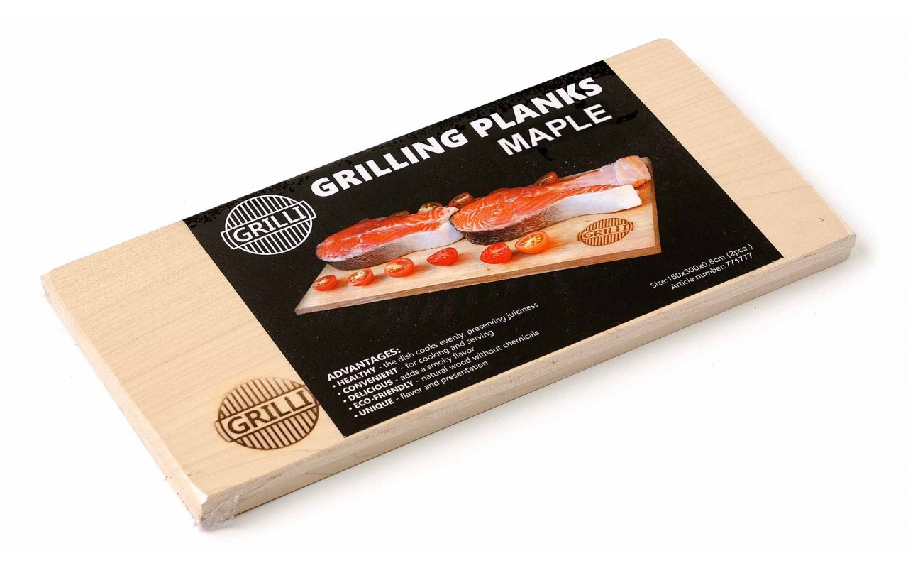Планки для гриля из клёна 30x15x0,8 см 2 шт GRILLI 771777