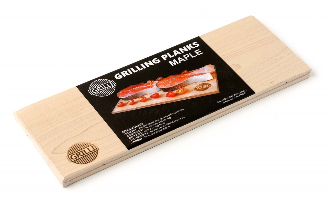 Планки для гриля из клёна 40x15x0,8 см 2 шт GRILLI 776777