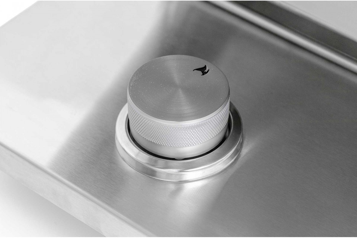 Одинарная встраиваемая конфорка с крышкой GRILLI 888002