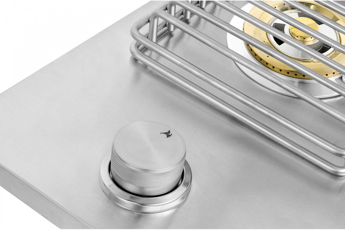 Одинарная встраиваемая конфорка с крышкой GRILLI 888002