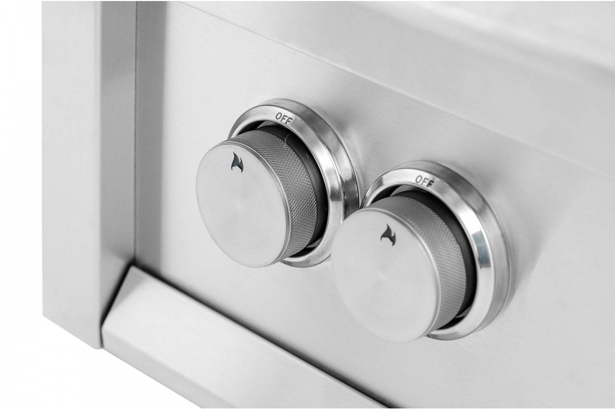 Двойная встраиваемая конфорка с крышкой GRILLI 888004