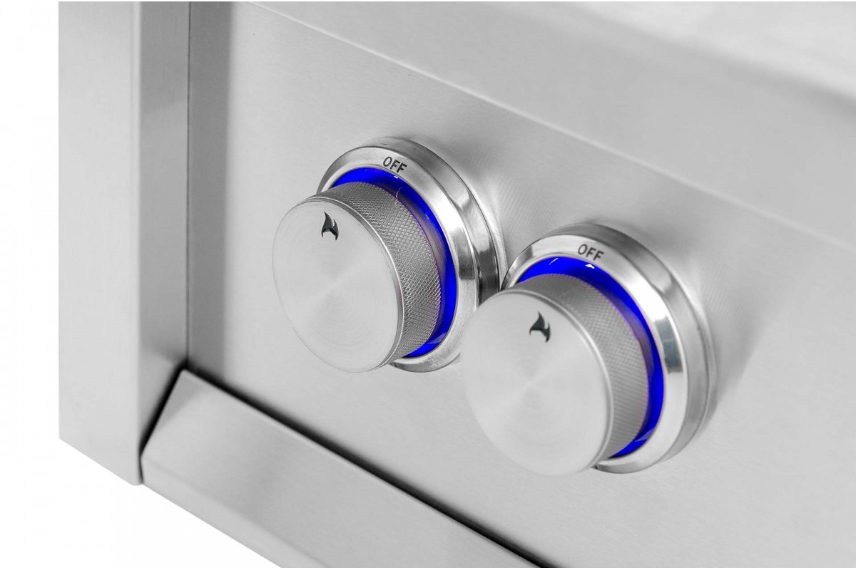 Двойная встраиваемая конфорка с крышкой GRILLI 888004