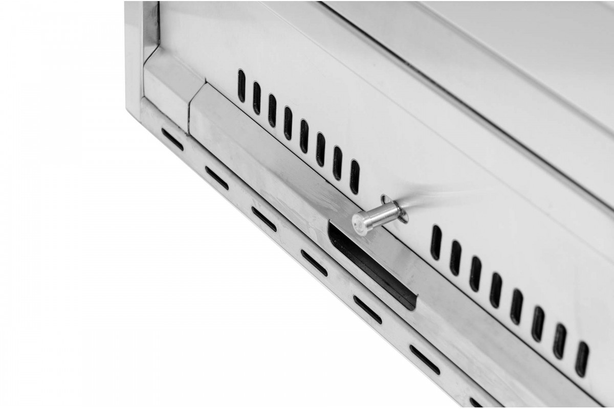 Мангал встраиваемый с поддоном для золы нержавеющая сталь GRILLI 777473