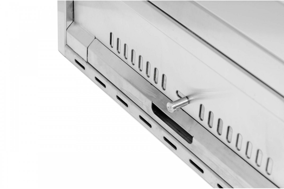 Мангал встраиваемый с поддоном для золы нержавеющая сталь GRILLI 777473