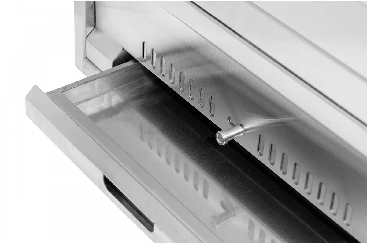 Мангал встраиваемый с поддоном для золы нержавеющая сталь GRILLI 777473