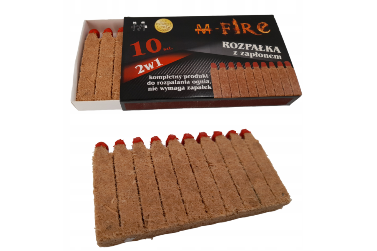 Палички для розпалу 2 в 1 10 шт GRILLI 777441