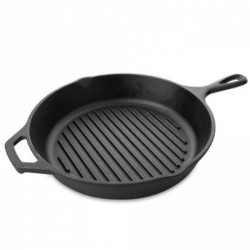 Чугунная гриль-сковорода с ручкой Ø30 см GRILLI 777179