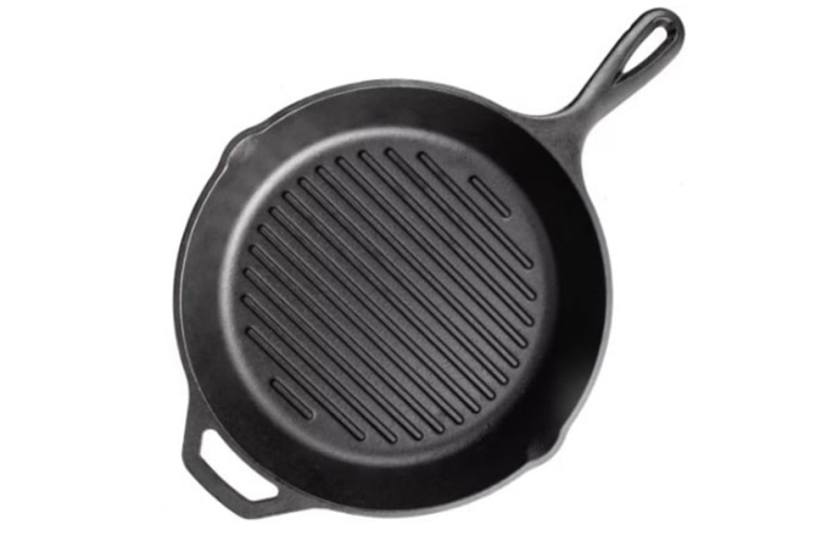 Чавунна гриль-сковорода Ø30 з ручкою см GRILLI 777179
