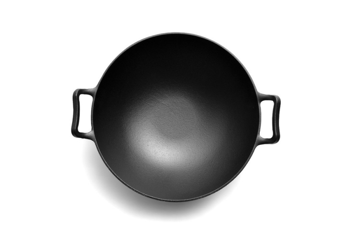 Чавунний вок з скляною кришкою Ø36 см GRILLI 777187