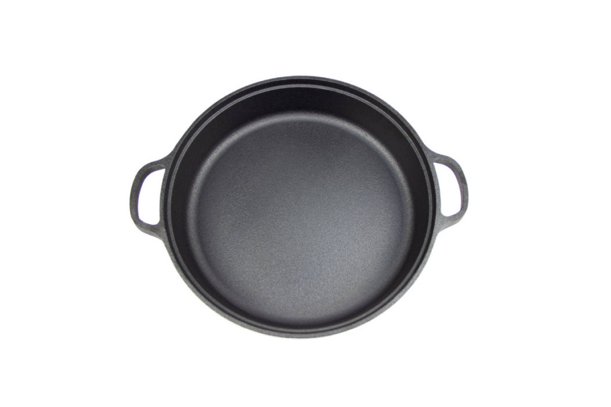 Чавунна сковорода з скляною кришкою Ø35 см GRILLI 777192