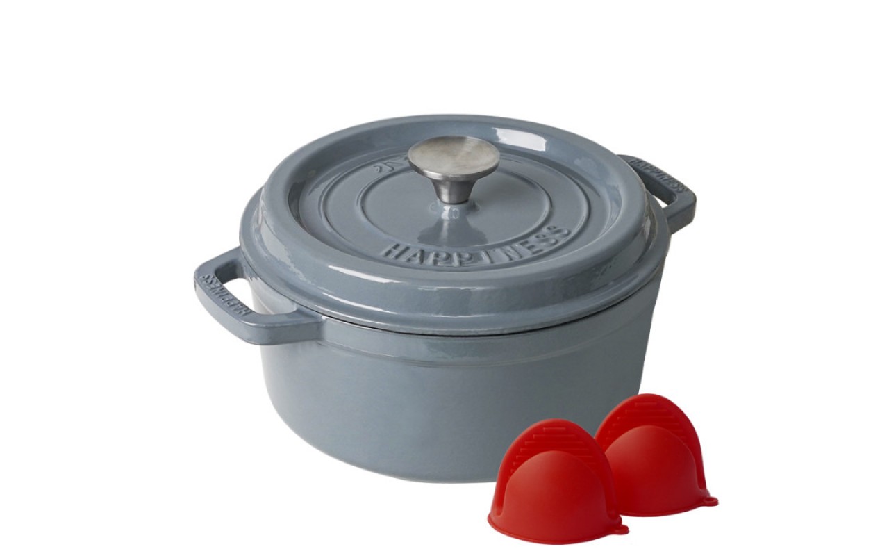 Чавунна жарівня з фарфоровим покриттям 5 л GRILLI 777210