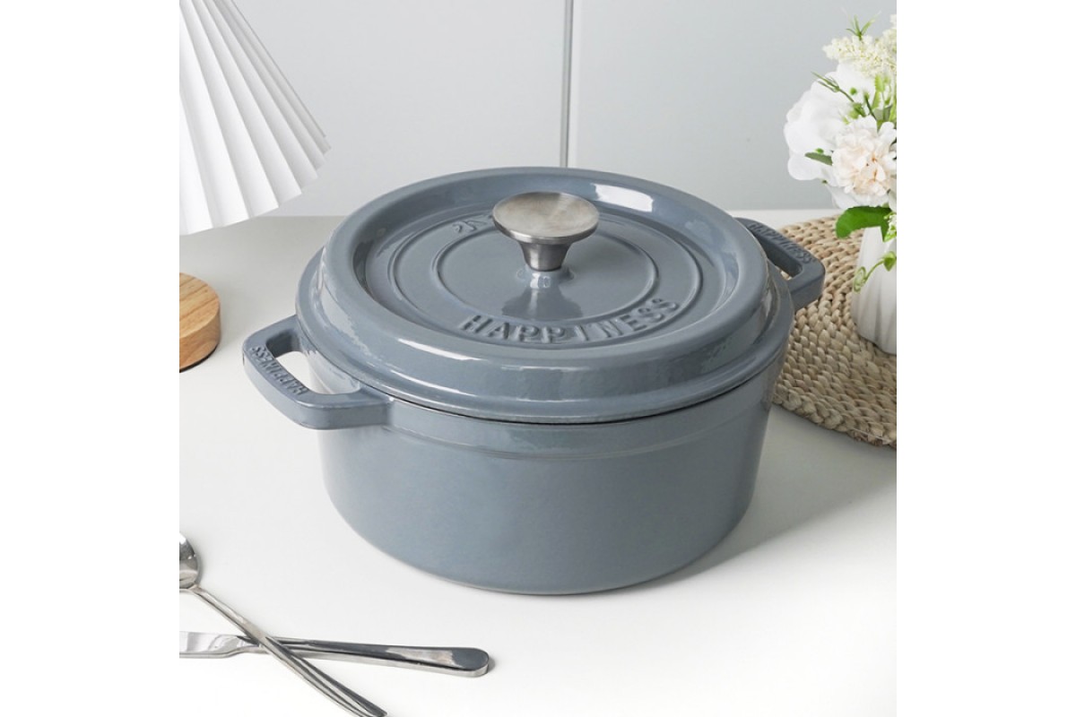 Чавунна жарівня з фарфоровим покриттям 5 л GRILLI 777210