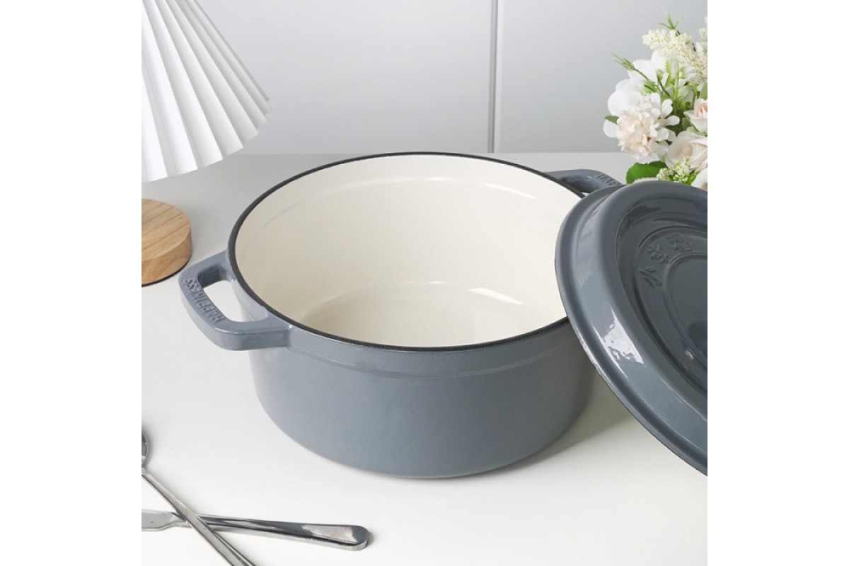 Чавунна жарівня з фарфоровим покриттям 5 л GRILLI 777210